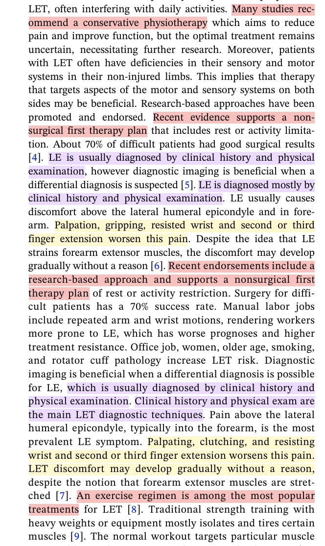 lateral epicondylalgia divya mary 2025