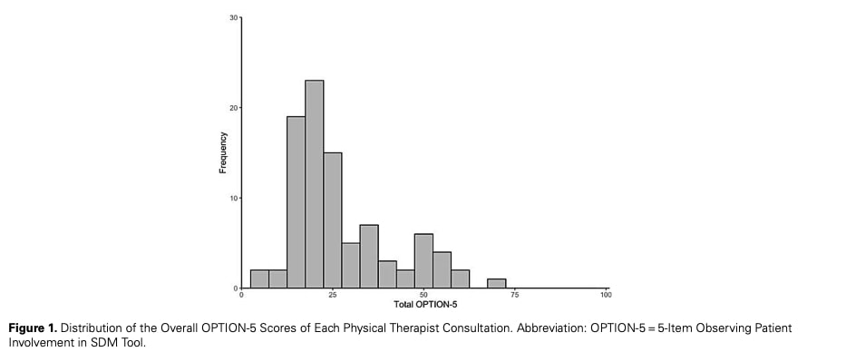 Shared decision making in physiotherapy