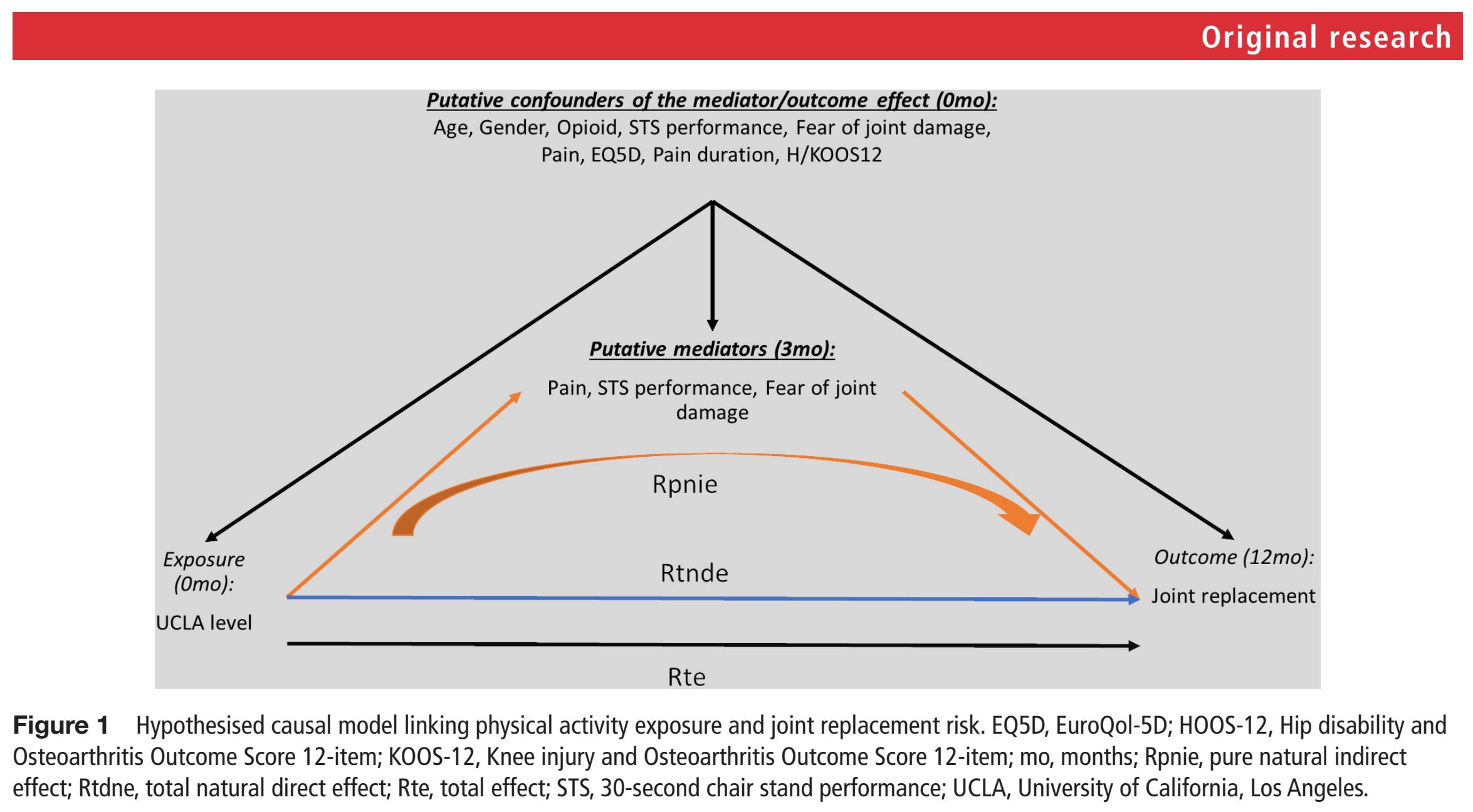High-impact physical activity and joint replacement